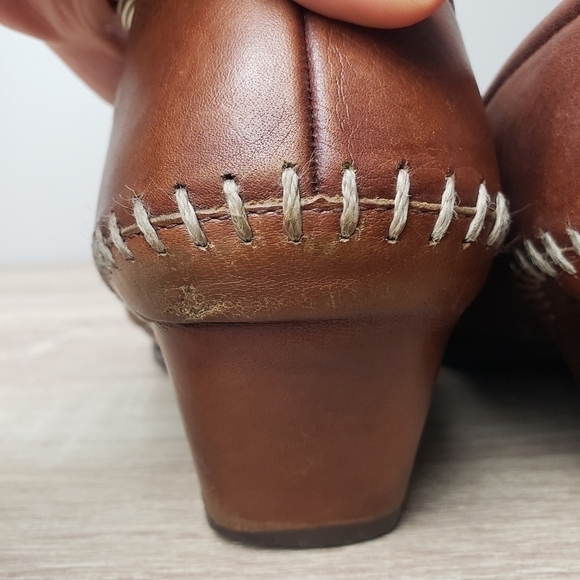 𝅺Womens Leather Pikolinos Square Toe Shoes *Flawed - Picture 7 of 12